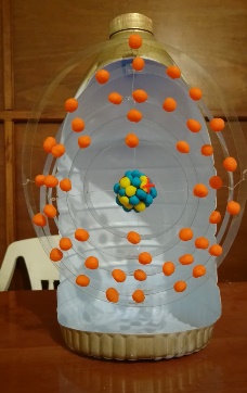Maqueta Modelo Atómico de Bohr